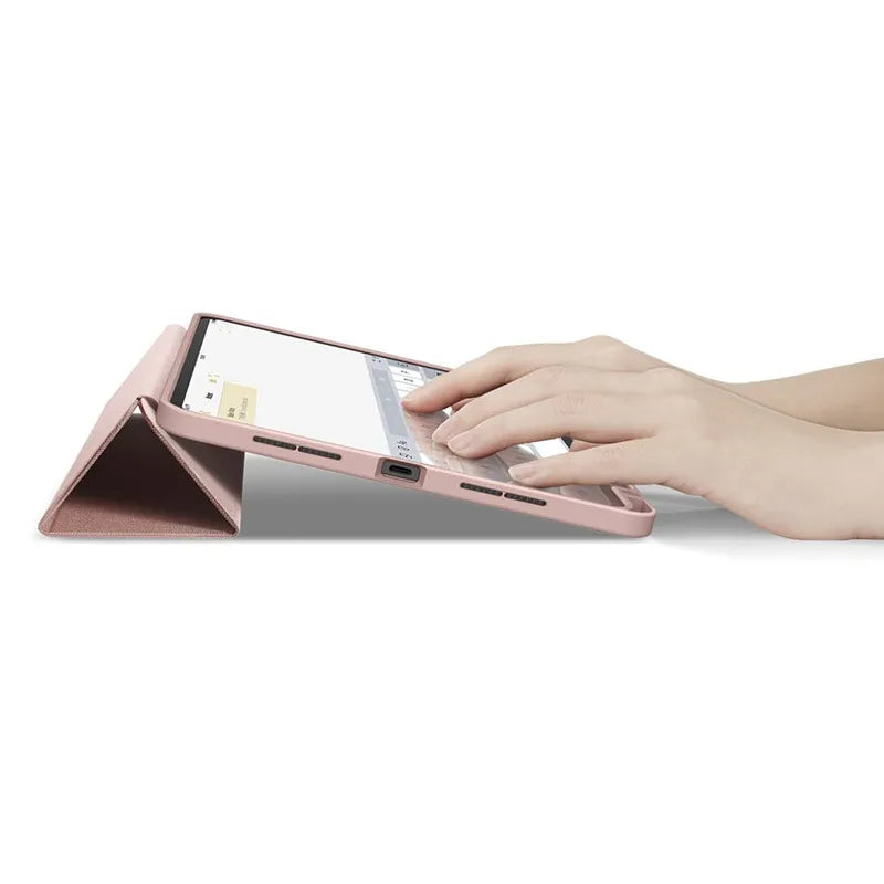 Spigen Urban Fit - Dėklas, skirtas iPad Pro 11" (M5, 2025 / M4, 2024) (Rožinis auksas)