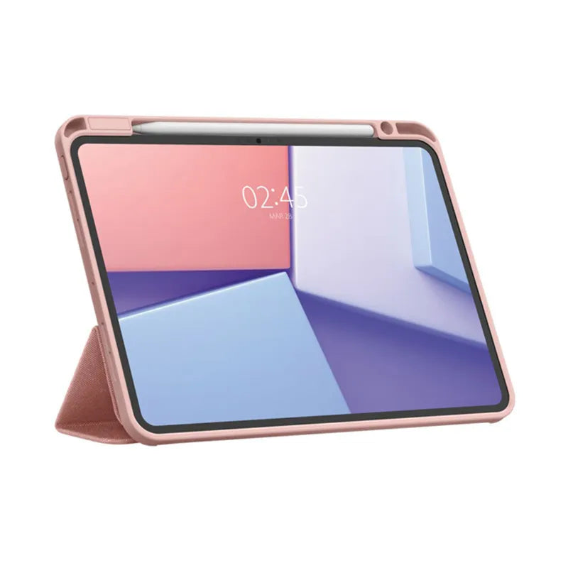 Spigen Urban Fit - Dėklas, skirtas iPad Pro 11" (M5, 2025 / M4, 2024) (Rožinis auksas)