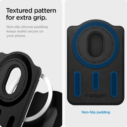 Spigen Urban Fit Wallet MagSafe – magnetinė piniginė (juoda)
