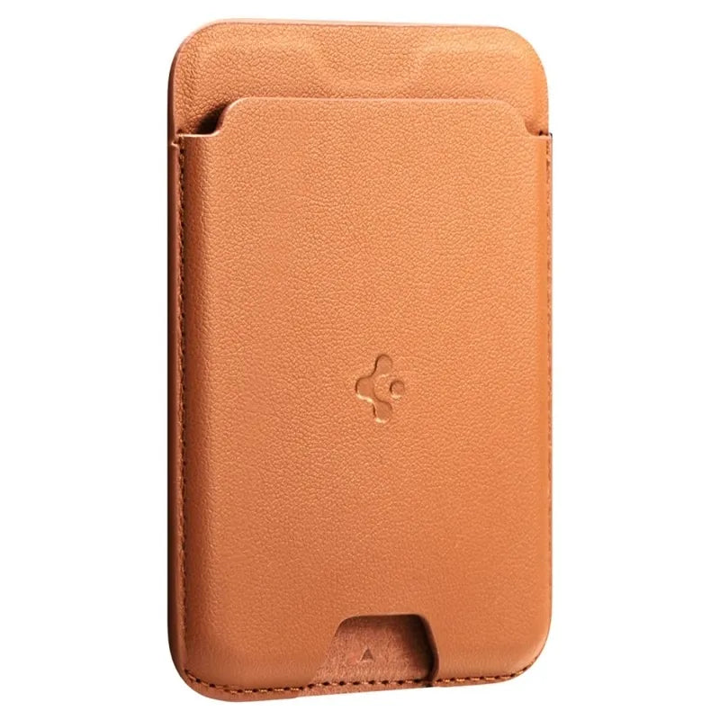 Spigen Valentinus MagSafe – magnetinė piniginė (Metallic Orange)