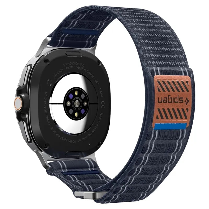 Spigen WBF0 Apyrankė - Dirželis Samsung Galaxy Watch 8 / 8 Classic 40 / 44 / 46 mm (Tamsiai mėlyna)
