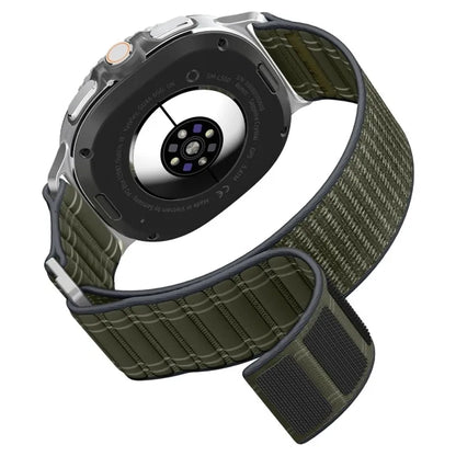 Spigen WBF0 Band - Žalias dirželis Samsung Galaxy Watch 8 / 8 Classic 40 / 44 / 46 mm