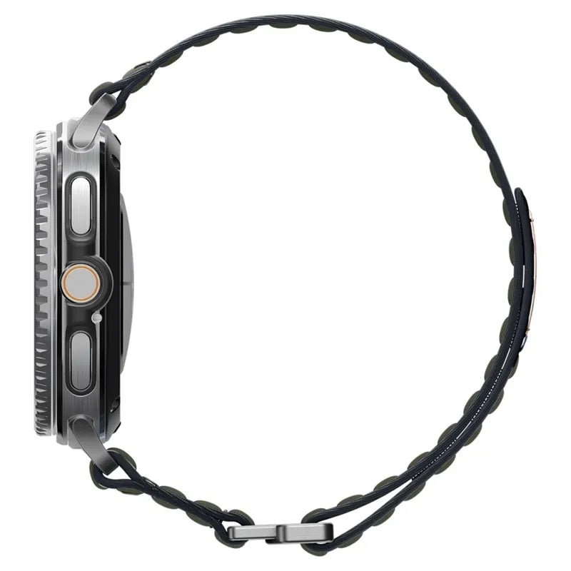 Spigen WBF0 Band - Žalias dirželis Samsung Galaxy Watch 8 / 8 Classic 40 / 44 / 46 mm