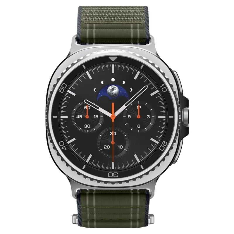 Spigen WBF0 Band - Žalias dirželis Samsung Galaxy Watch 8 / 8 Classic 40 / 44 / 46 mm