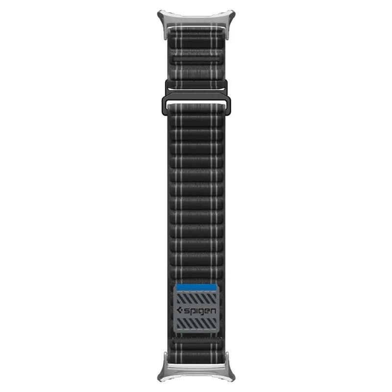Spigen WBF0 dirželis - juostelė, skirta Samsung Galaxy Watch 8 / 8 Classic 40 / 44 / 46 mm (Juodas) Spigen