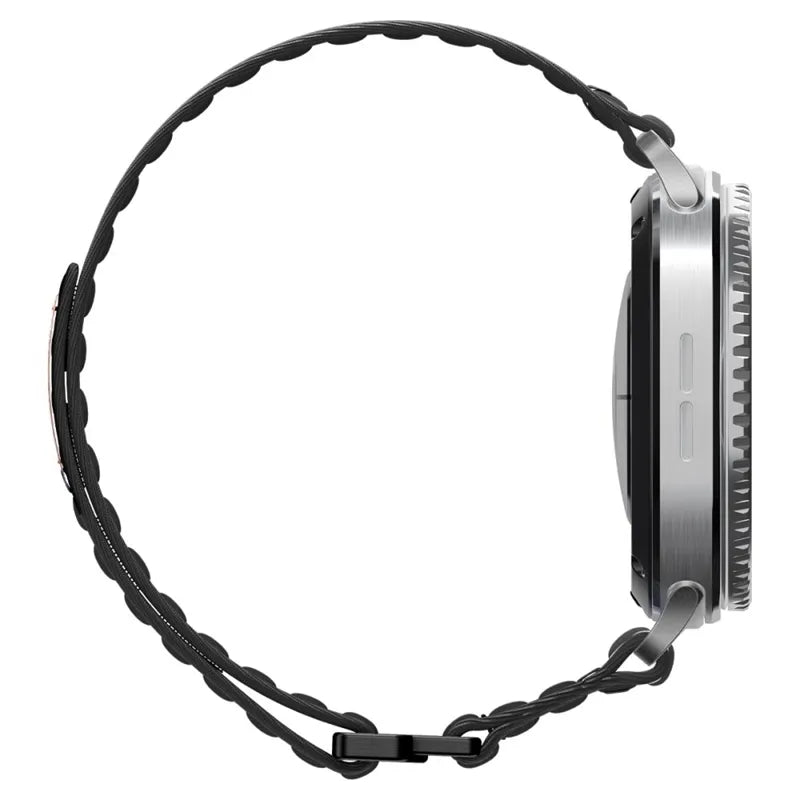 Spigen WBF0 dirželis - juostelė, skirta Samsung Galaxy Watch 8 / 8 Classic 40 / 44 / 46 mm (Juodas) Spigen