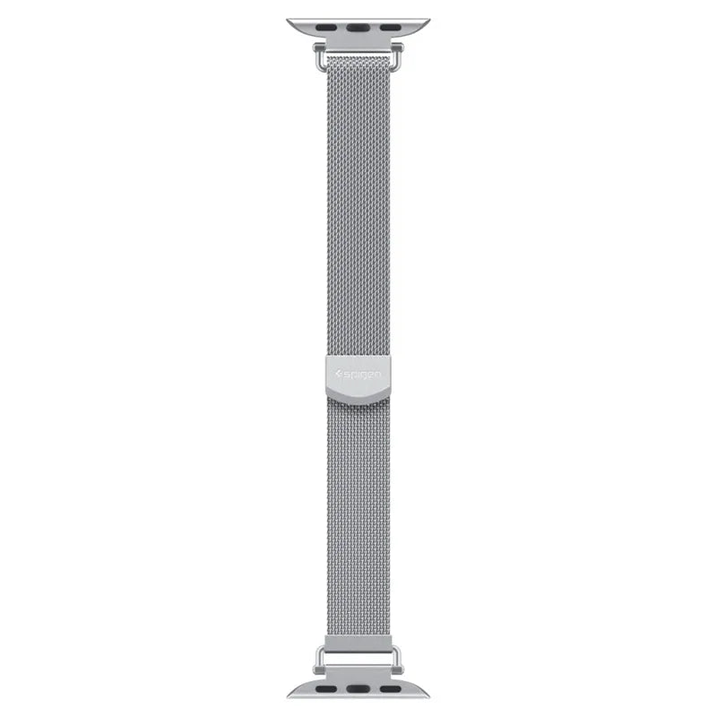 Spigen WBM4 - Nerūdijančio plieno apyrankė, skirta Apple Watch 40/41/42 mm (Sidabrinė)
