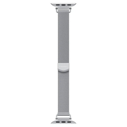 Spigen WBM4 - Nerūdijančio plieno apyrankė, skirta Apple Watch 40/41/42 mm (Sidabrinė)