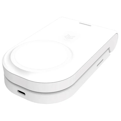 STM ChargeTree MAG – 3-in-1 mobilusis belaidis įkroviklis su MagSafe (baltas)
