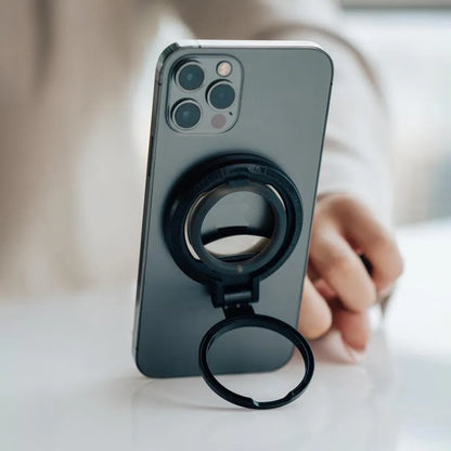 STM MagLoop – „iPhone“ piršto kilpa ir butelių atidarytuvas – juodas