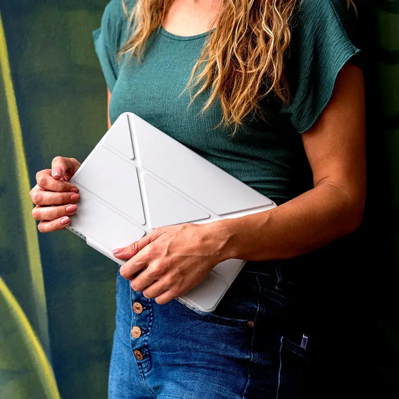 STM OPP – Dėklas skirtas iPad Air 13" M3 (2025) / M2 (2024) (pilka)