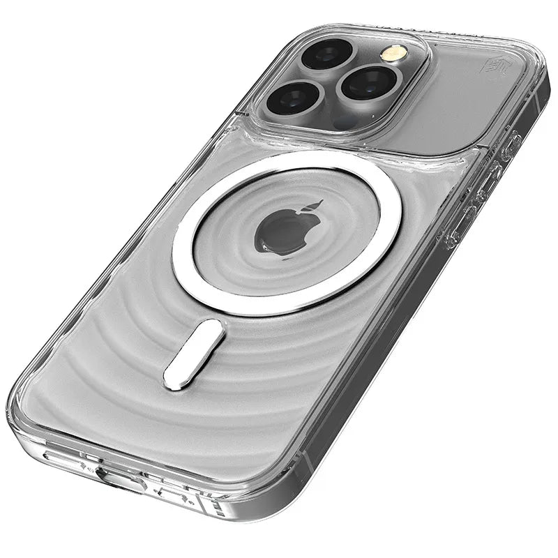 STM Reawaken Ripple MagSafe – dėklas, skirtas „iPhone 15 Pro Max“ (skaidrus)