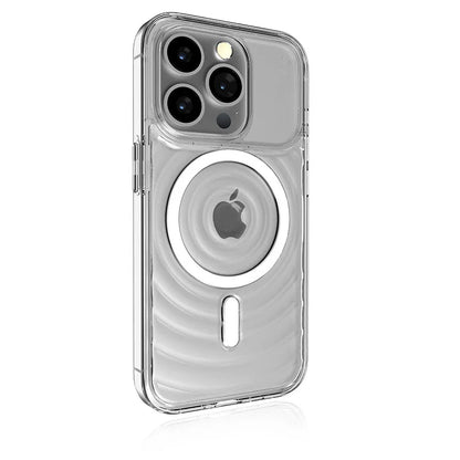 STM Reawaken Ripple MagSafe - dėklas, skirtas iPhone 15 Pro (skaidrus)