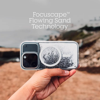 STM Relax Sand MagSafe - dėklas iPhone 15 Pro (skaidrus / baltas)