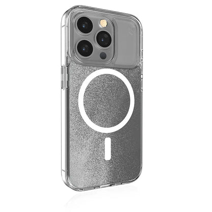 STM Relax Sand MagSafe – „iPhone 15 Pro Max“ dėklas (skaidrus / baltas)