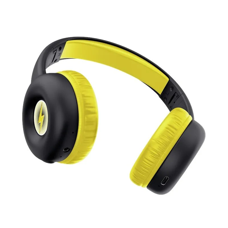 Trust Nouna – Belaidės "Bluetooth" ant ausų nešiojamos vaikiškos ausinės (juodos)