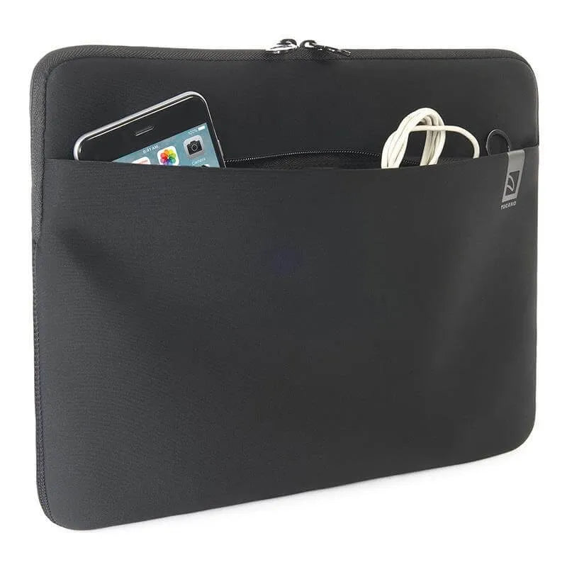 Tucano Top Second Skin – Dėklas MacBook Air 15" (M5/M4/M3/M2/2026–2023) / Pro 15" / nešiojamiesiems kompiuteriams 14" / 13" (juodas)