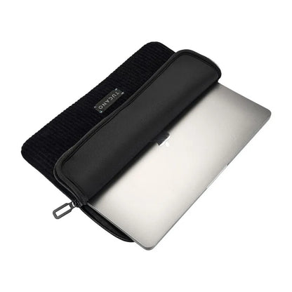 TUCANO Velluto 2 – Dėklas „MacBook Pro 14“ (M5/M4/M3/M2/M1/2026-2021) / 13" nešiojamajam kompiuteriui (juodas)