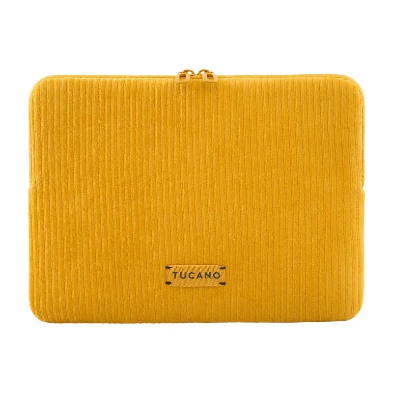 TUCANO Velluto 2 - Dėklas MacBook Pro 14" (M5/M4/M3/M2/M1/2026-2021) / 13" nešiojamiesiems kompiuteriams (geltonas)