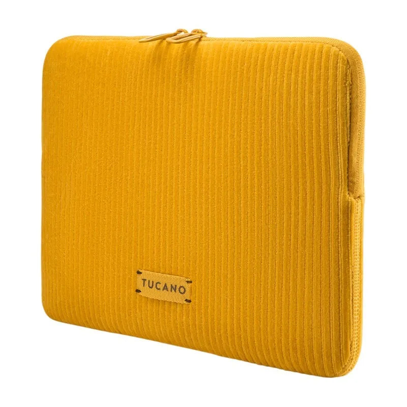 TUCANO Velluto 2 - Dėklas MacBook Pro 14" (M5/M4/M3/M2/M1/2026-2021) / 13" nešiojamiesiems kompiuteriams (geltonas)