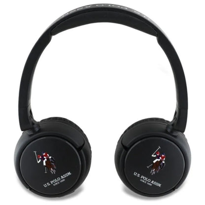 US Polo Assn DH spalvotas logotipas – belaidės „Bluetooth V5.3“ ausinės (juodos)
