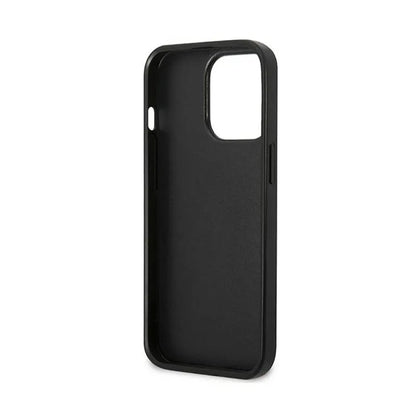 US Polo Assn Tricolor Embossed - dėklas iPhone 14 Pro Max (baltas)