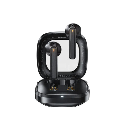 WEKOME VB09 Cyerin Series – „Bluetooth V5.3“ TWS belaidės ausinės su įkrovimo dėklu (juodos)