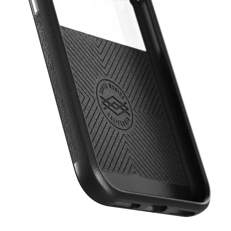 X-Doria Dash dėklas skirtas iPhone X (Juoda oda)