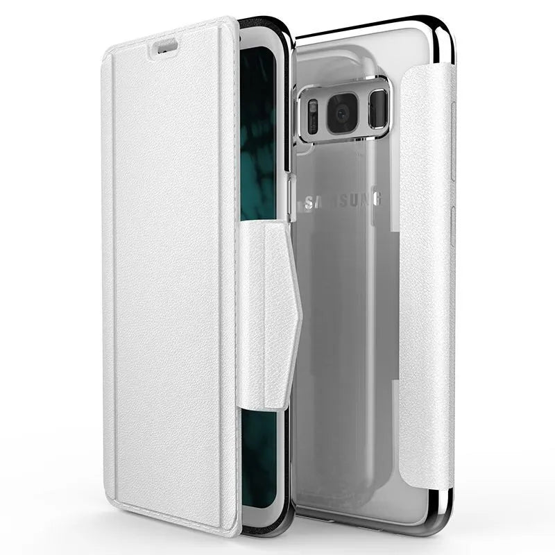X-Doria Engage Folio – Piniginės tipo dėklas, skirtas Samsung Galaxy S8+ (Baltas)