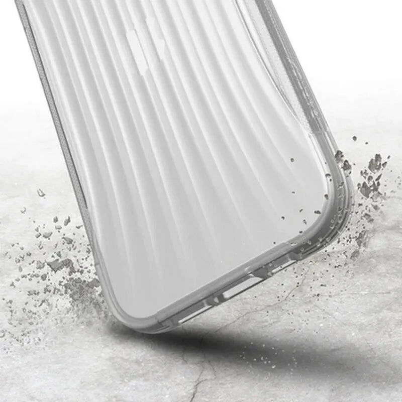 X-Doria Raptic Clutch – Biologiškai skaidomas dėklas iPhone 14 Plus (atsparus kritimui iš 3 m aukščio) (skaidrus)