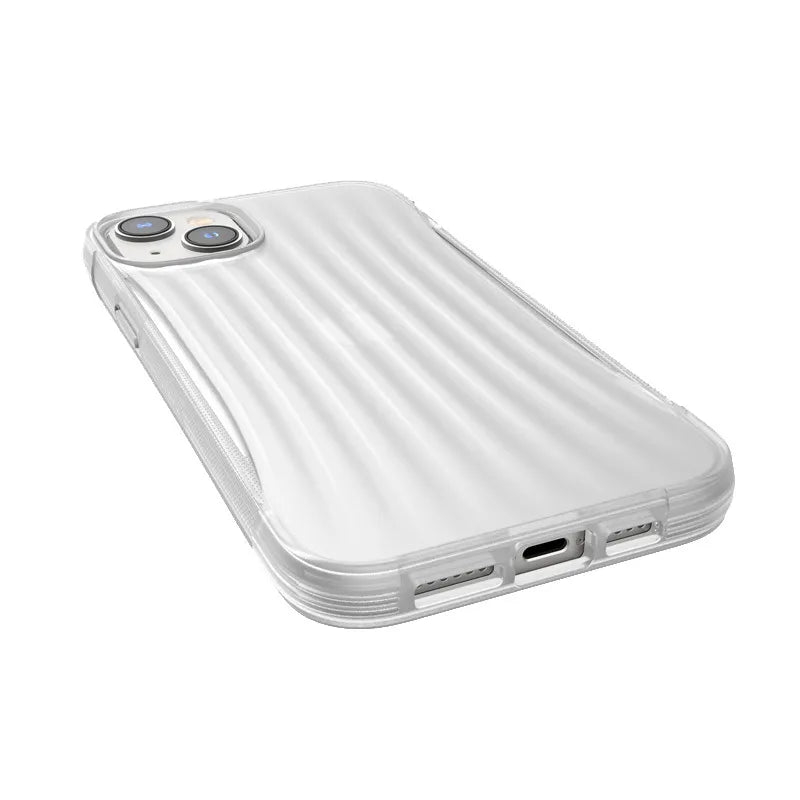 X-Doria Raptic Clutch – Biologiškai skaidomas dėklas iPhone 14 Plus (atsparus kritimui iš 3 m aukščio) (skaidrus)