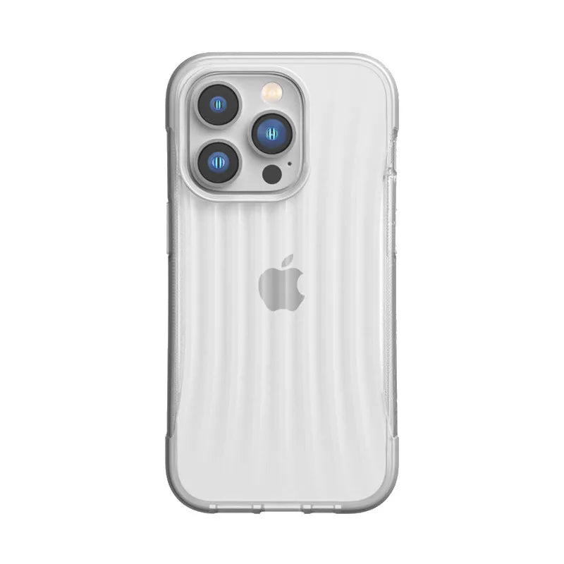 X-Doria Raptic Clutch – Biologiškai skaidomas dėklas, skirtas iPhone 14 Pro (atsparumas kritimui iš 3 m) (skaidrus)