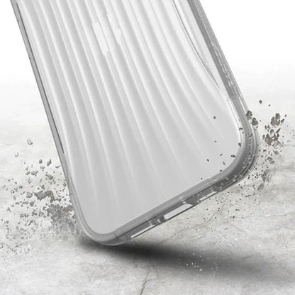 X-Doria Raptic Clutch – Biologiškai skaidomas dėklas, skirtas iPhone 14 Pro (atsparumas kritimui iš 3 m) (skaidrus)