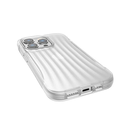 X-Doria Raptic Clutch – Biologiškai skaidomas dėklas, skirtas iPhone 14 Pro (atsparumas kritimui iš 3 m) (skaidrus)