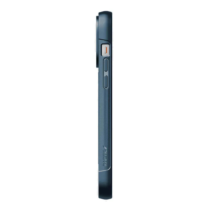 X-Doria Raptic Clutch MagSafe – biologiškai skaidomas dėklas iPhone 14 Pro Max (atsparumas kritimui iki 3 m) (Marine Blue)