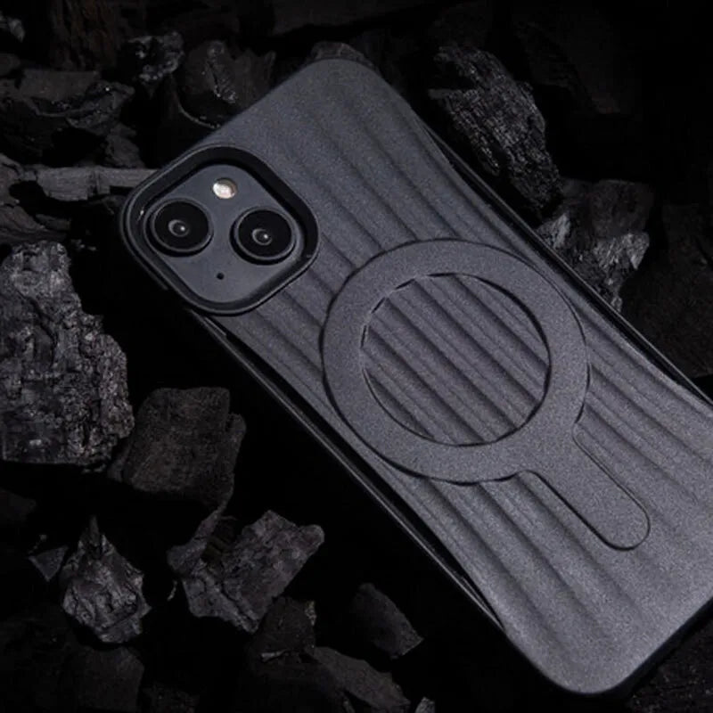X-Doria Raptic Clutch MagSafe – biologiškai skaidomas dėklas, skirtas „iPhone 14“ (išbandyta iki 3 m aukščio kritimo) (juoda)