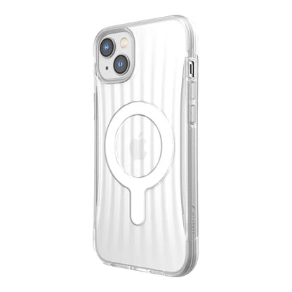 X-Doria Raptic Clutch MagSafe – biologiškai skaidomas dėklas, skirtas "iPhone 14 Plus" (išbandytas iki 3 m kritimas) (skaidrus)