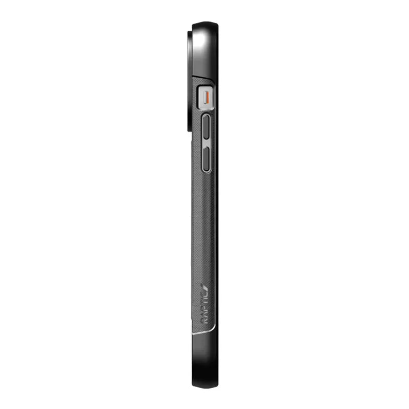 X-Doria Raptic Clutch MagSafe – Biologiškai skaidomas dėklas skirtas iPhone 14 Pro Max (patikrintas nuo kritimo 3m aukščio) (Juoda)