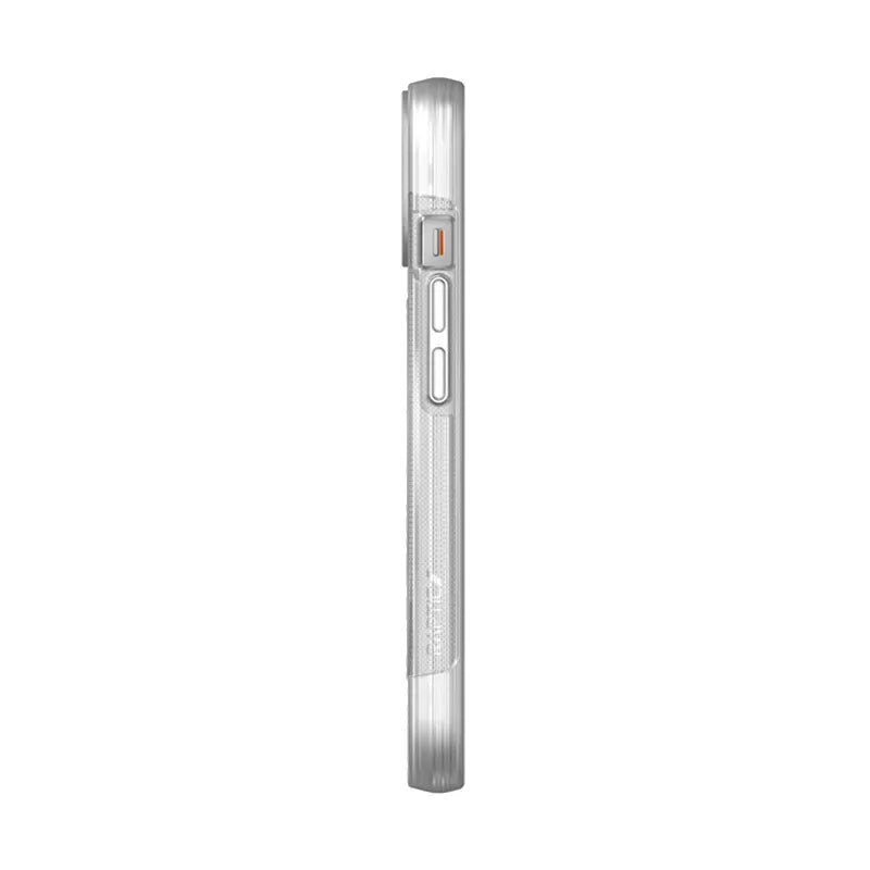 X-Doria Raptic Clutch MagSafe – Biologiškai skaidrus dėklas, skirtas iPhone 14 (išbandytas nuo kritimo iš 3 m aukščio) (skaidrus)