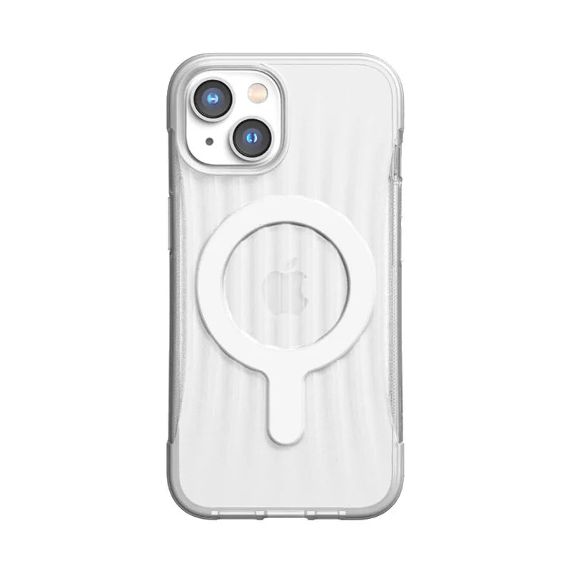 X-Doria Raptic Clutch MagSafe – Biologiškai skaidrus dėklas, skirtas iPhone 14 (išbandytas nuo kritimo iš 3 m aukščio) (skaidrus)