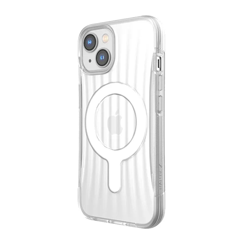 X-Doria Raptic Clutch MagSafe – Biologiškai skaidrus dėklas, skirtas iPhone 14 (išbandytas nuo kritimo iš 3 m aukščio) (skaidrus)