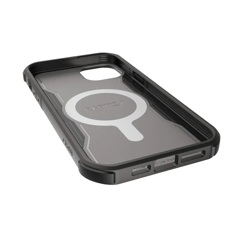 X-Doria Raptic For Built MagSafe – iPhone 14 Plus dėklas (ištirtas kritimui iš 6 m aukščio) (juodas)