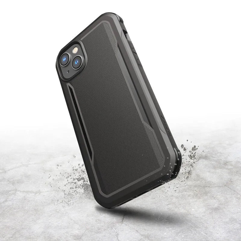 X-Doria Raptic For Built MagSafe – iPhone 14 Plus dėklas (ištirtas kritimui iš 6 m aukščio) (juodas)