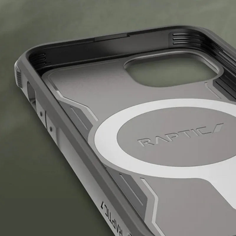 X-Doria Raptic For Built MagSafe – iPhone 14 Plus dėklas (ištirtas kritimui iš 6 m aukščio) (juodas)