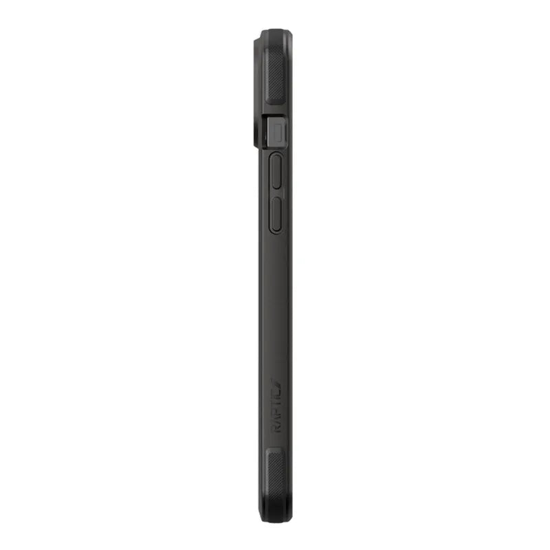 X-Doria Raptic Secure MagSafe – biologiškai skaidomas dėklas, skirtas „iPhone 14 Plus“ („Drop-Tested 4m“) (juodas)