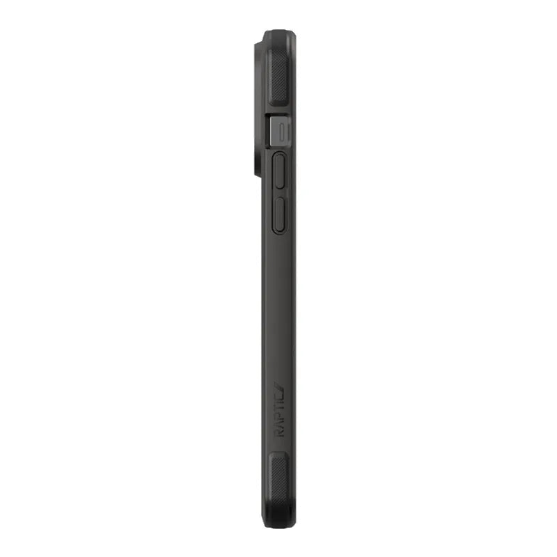 X-Doria Raptic Secure MagSafe – biologiškai skaidus dėklas, skirtas „iPhone 14 Pro Max“ (atsparus kritimui iš 4 m aukščio) (juoda spalva)