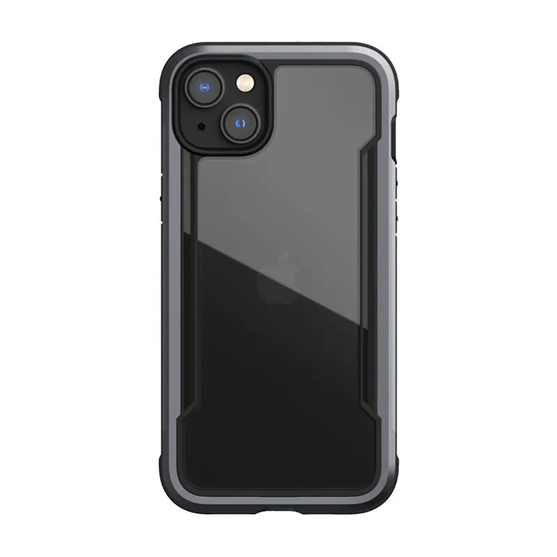 X-Doria Raptic Shield – aliumininis dėklas, skirtas iPhone 14 Plus (išbandytas numetus iš 3 m aukščio) (juodas)