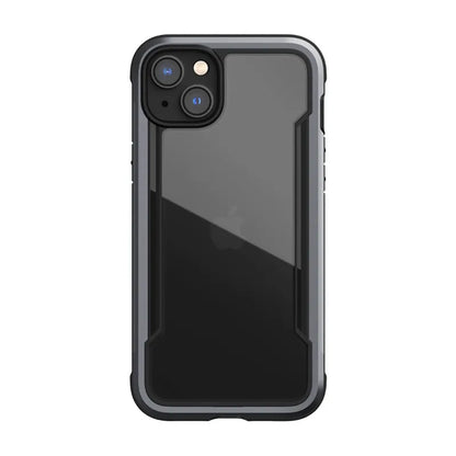X-Doria Raptic Shield – aliumininis dėklas, skirtas iPhone 14 Plus (išbandytas numetus iš 3 m aukščio) (juodas)