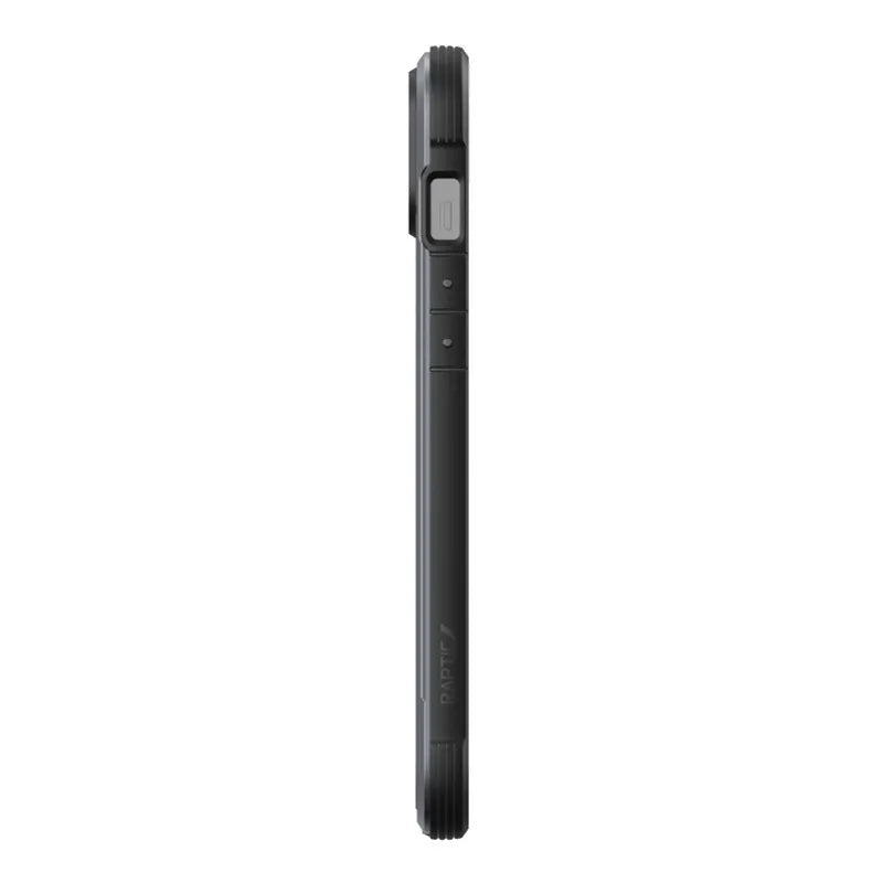 X-Doria Raptic Shield – aliumininis dėklas, skirtas iPhone 14 Plus (išbandytas numetus iš 3 m aukščio) (juodas)