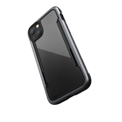 X-Doria Raptic Shield – aliumininis dėklas, skirtas iPhone 14 Plus (išbandytas numetus iš 3 m aukščio) (juodas)